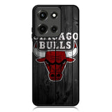 Chicago Bulls Wood Background Motorola Moto G 5G 2025 Case OV10688