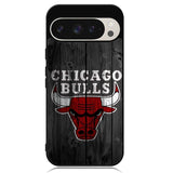 Chicago Bulls Wood Background Google Pixel 9 | Pixel 9 Pro Case OV10688