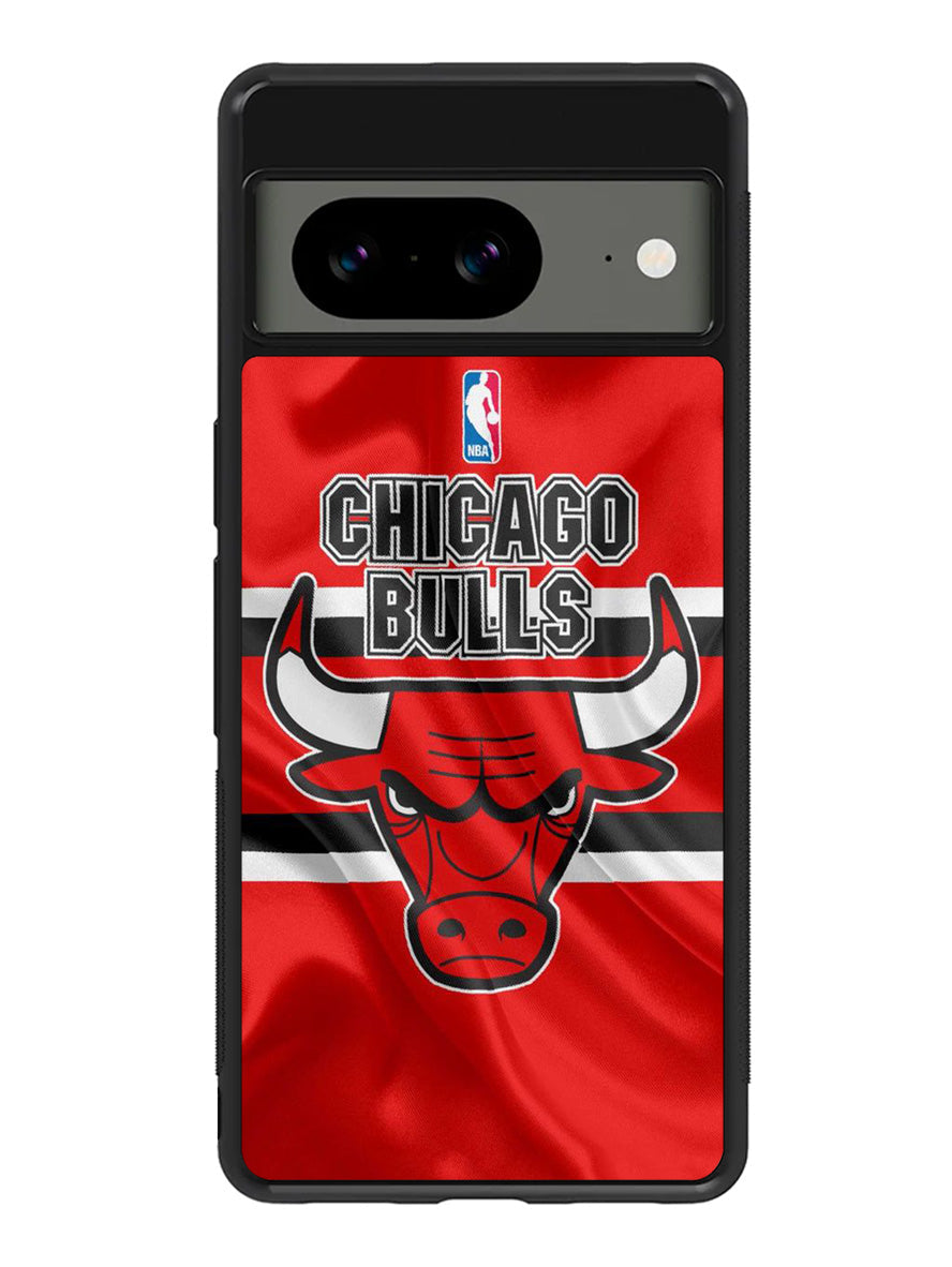 Chicago Bulls Flag Google Pixel 8 Case QC10679