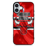 Chicago Bulls Flag iPhone 16 Case QC10679