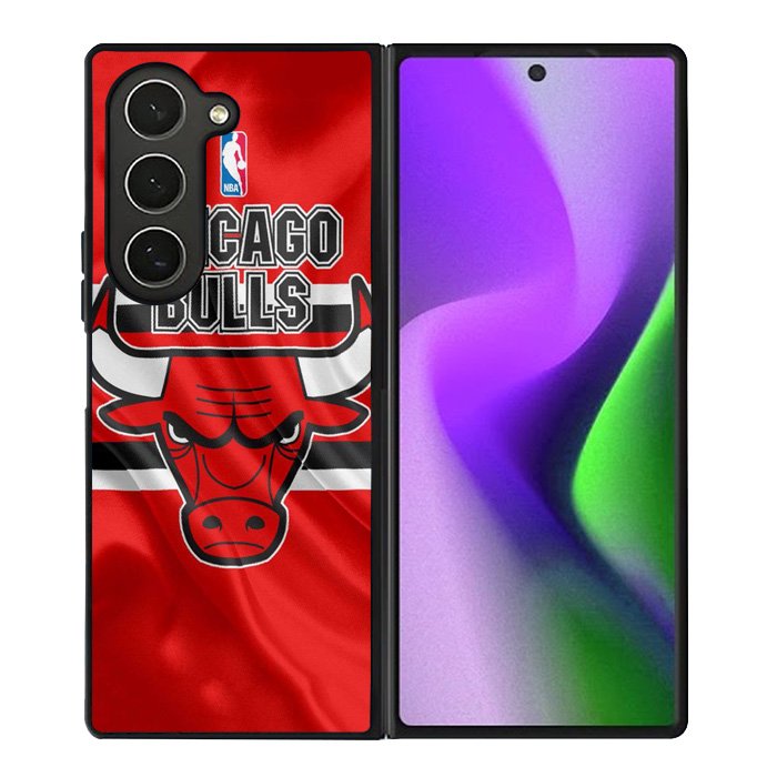 Chicago Bulls Flag Samsung Galaxy Z Fold 6 5G 2024 Case OV10679