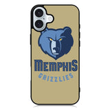 Memphis Grizzlies NBA iPhone 16 Case QC10488