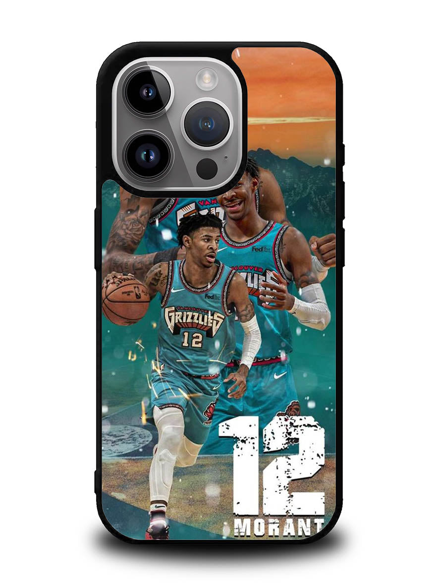 12 Morant Memphis Grizzlies iPhone 16 Pro Case OV10625