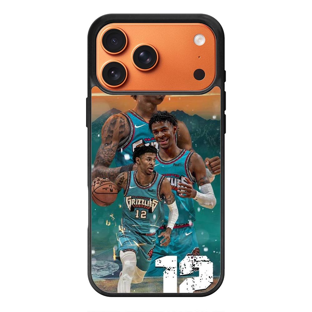 12 Morant Memphis Grizzlies iPhone 17 Pro Max Case QC10625