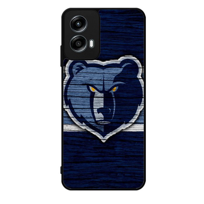 Memphis Grizzlies Wood Logo Motorola Moto G Play 2024 Case OV10492