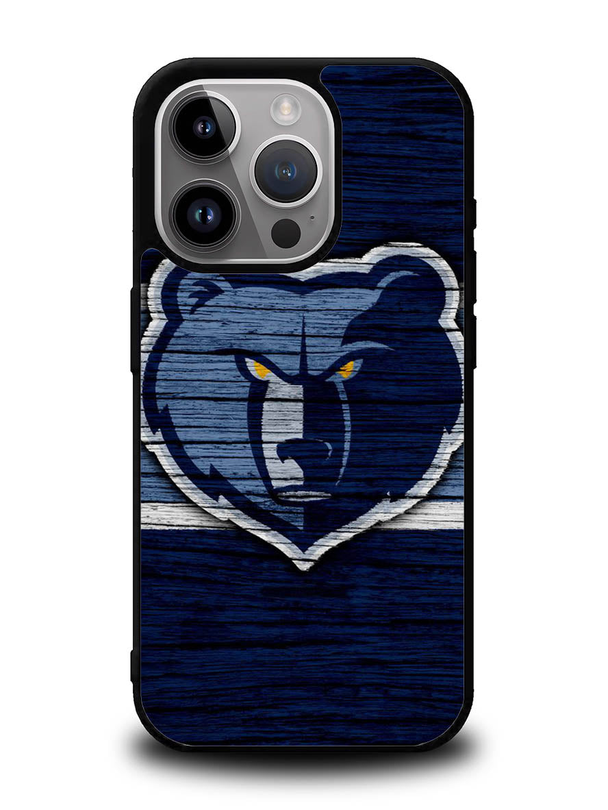 Memphis Grizzlies Wood Logo iPhone 16 Pro Case OV10492