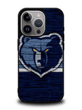 Memphis Grizzlies Wood Logo iPhone 16 Pro Max Case QC10492