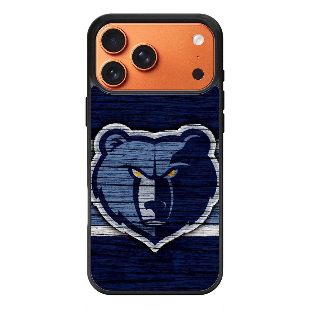 Memphis Grizzlies Wood Logo iPhone 17 Pro Max Case QC10492