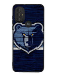 Memphis Grizzlies Wood Logo Motorola Moto G Pure 2021 , Moto G Power 2022 Case OV10492