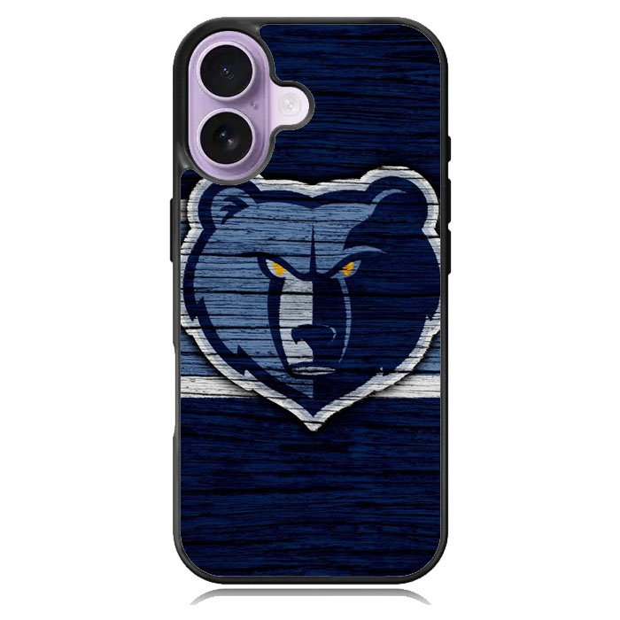 Memphis Grizzlies Wood Logo iPhone 17 Case OV10492