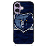 Memphis Grizzlies Wood Logo iPhone 17 Case OV10492
