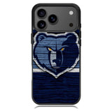 Memphis Grizzlies Wood Logo iPhone 17 Pro Case RC10492