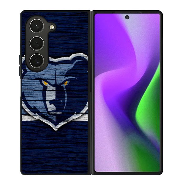 Memphis Grizzlies Wood Logo Samsung Galaxy Z Fold 6 5G 2024 Case OV10492