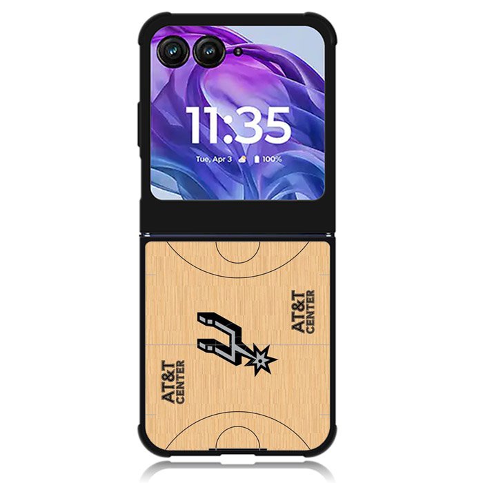 San Antonio Spurs Basketball Motorola Moto Razr Plus 2024 , Moto Razr+ 2024 Case OV10412
