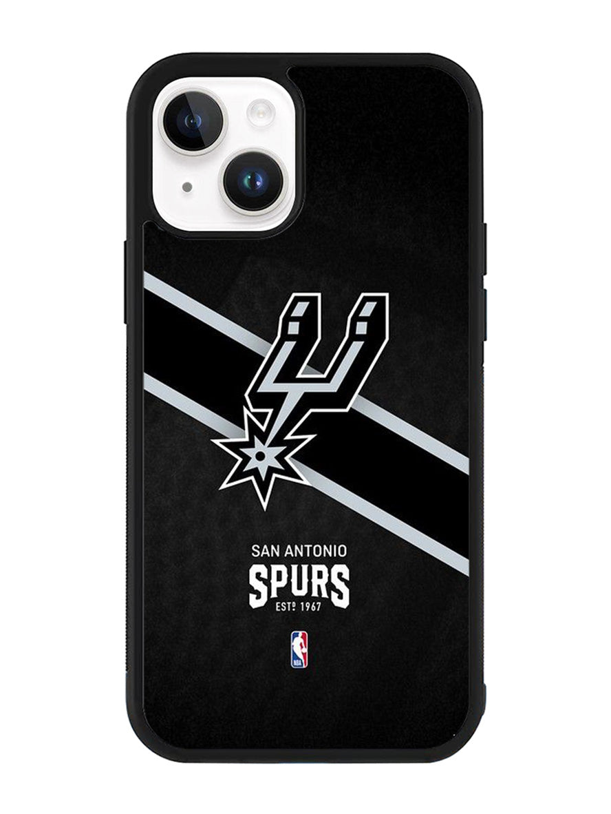 San Antonio Spurs NBA Logo iPhone 14 Plus Case QC10414