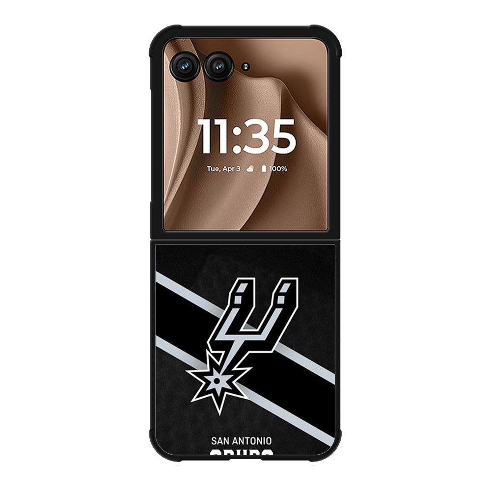 San Antonio Spurs NBA Logo Motorola Moto RAZR Plus 2025 Case OV10414