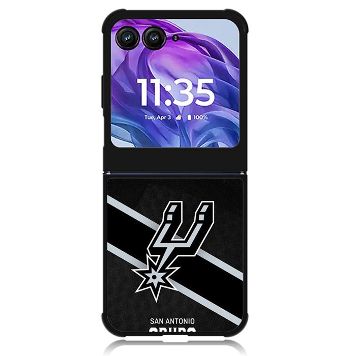 San Antonio Spurs NBA Logo Motorola Moto Razr Plus 2024 , Moto Razr+ 2024 Case OV10414
