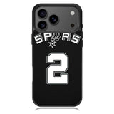 Spurs NBA Team iPhone 17 Pro Case RC10438