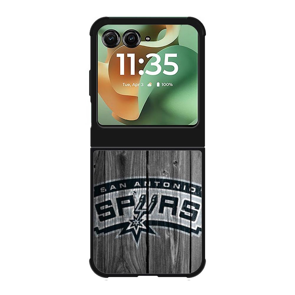 San Antonio Spurs Wood Logo Motorola Moto RAZR 2025 Case OV10417