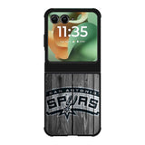 San Antonio Spurs Wood Logo Motorola Moto RAZR 2025 Case OV10417