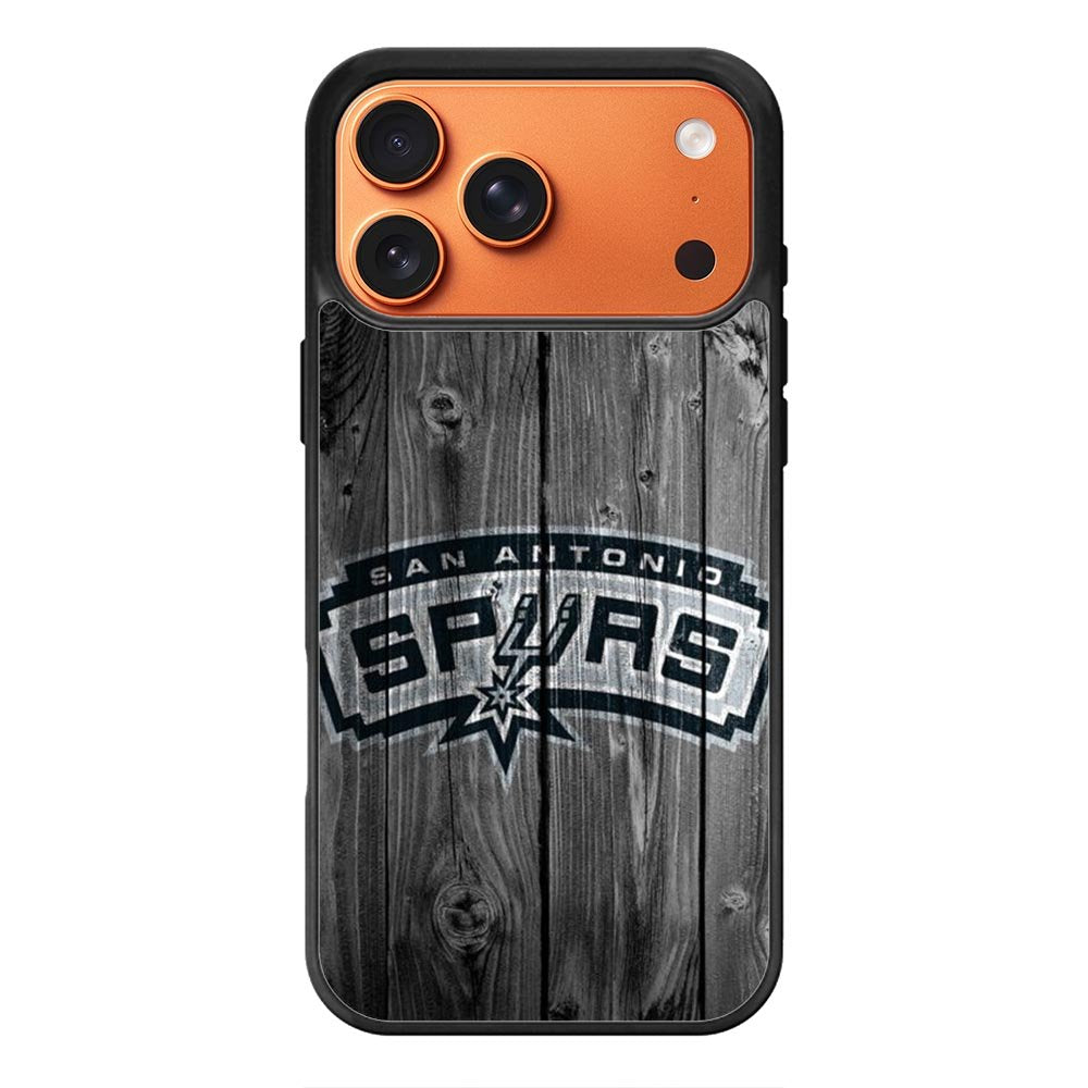San Antonio Spurs Wood Logo iPhone 17 Pro Max Case QC10417