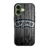 San Antonio Spurs Wood Logo iPhone 17 Case QC10417