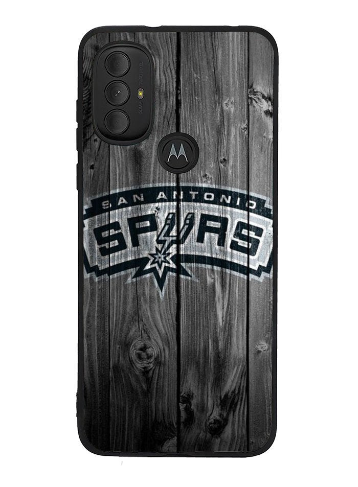 San Antonio Spurs Wood Logo Motorola Moto G Pure 2021 , Moto G Power 2022 Case OV10417