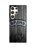 San Antonio Spurs Wood Logo Samsung Galaxy S25 Ultra 5G Case QC10417
