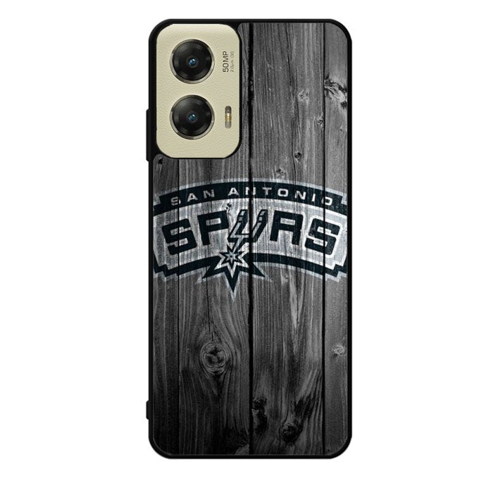 San Antonio Spurs Wood Logo Motorola Moto G Stylus 5G 2024 Case OV10417