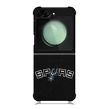 San Antonio Spurs Logo NBA Samsung Galaxy Z Flip 6 5G 2024 Case OV10413