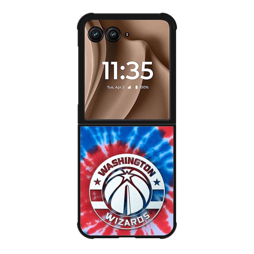 Washington Wizards Tie Dye Style Logo Motorola Moto RAZR Plus 2025 Case OV10468