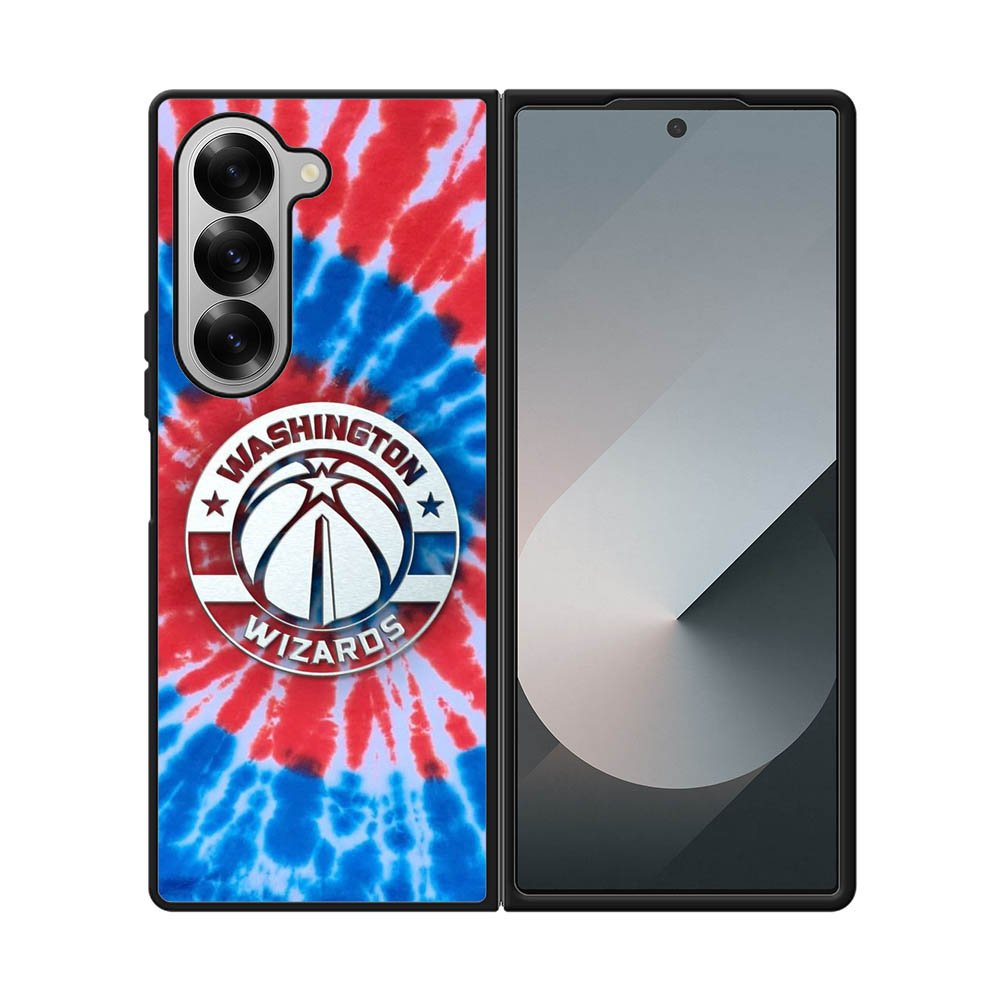 Washington Wizards Tie Dye Style Logo Samsung Galaxy Z Fold 7 5G Case QC10468