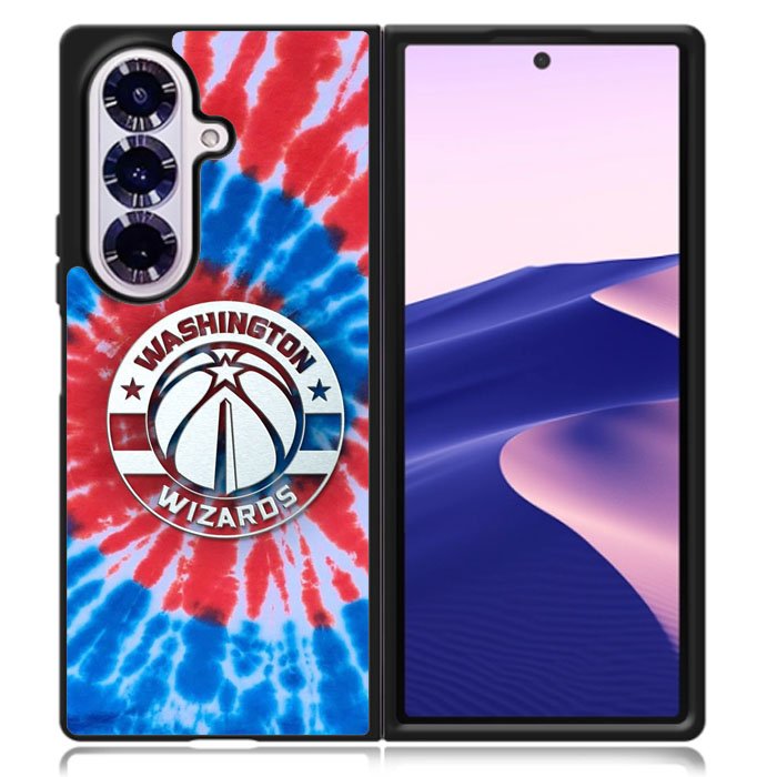 Washington Wizards Tie Dye Style Logo Samsung Galaxy Z Fold 7 Case OV10468