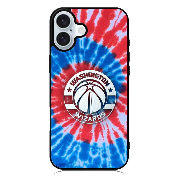Washington Wizards Tie Dye Style Logo iPhone 16 Case QC10468