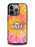 Uta Jazz Tie Dye Style Logo iPhone 16 Pro Case OV10464