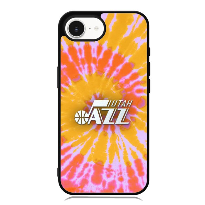 Uta Jazz Tie Dye Style Logo iPhone 16e Case OV10464