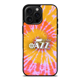 Uta Jazz Tie Dye Style Logo iPhone 16 Pro Max Case OV10464