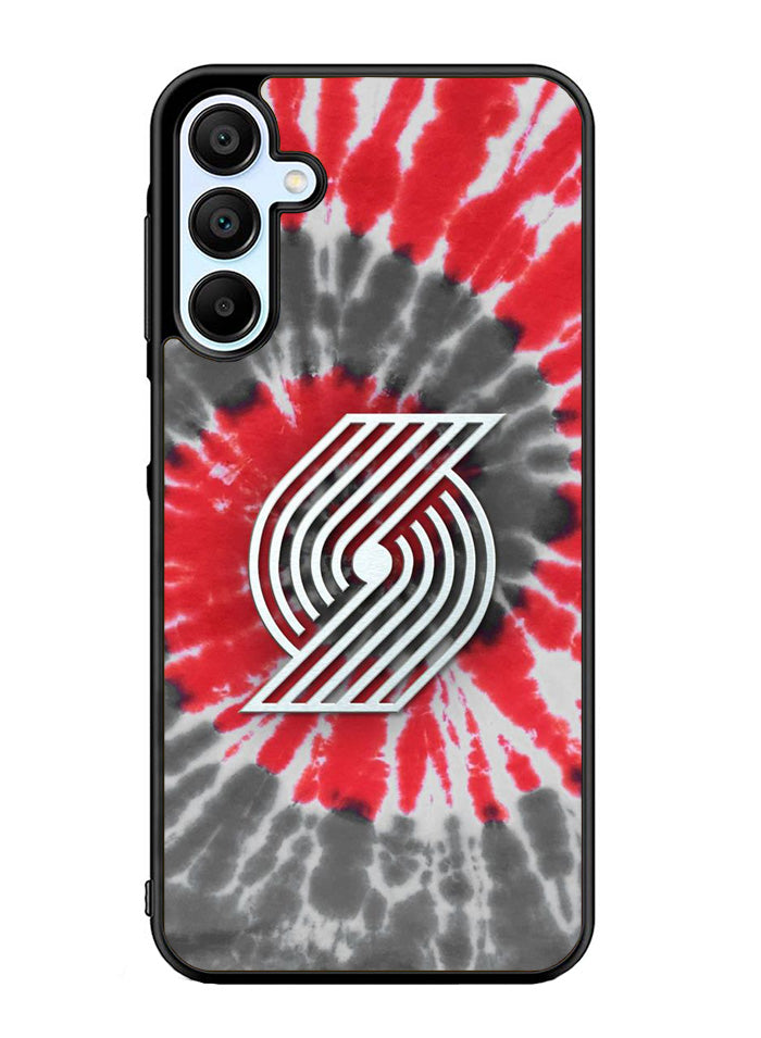 Portland Trailblazers Tie Dye Style Logo Samsung Galaxy A15 5G Case OV10397