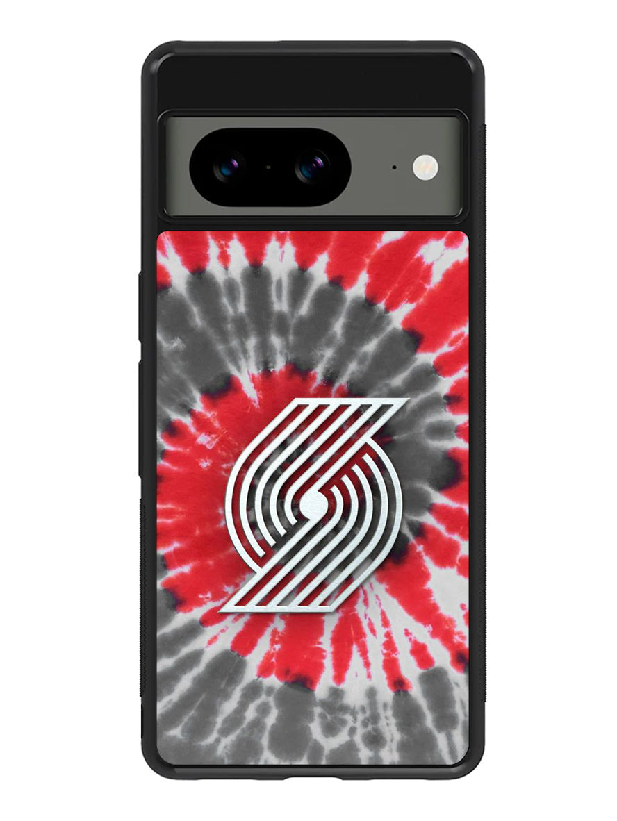 Portland Trailblazers Tie Dye Style Logo Google Pixel 8 Case QC10397