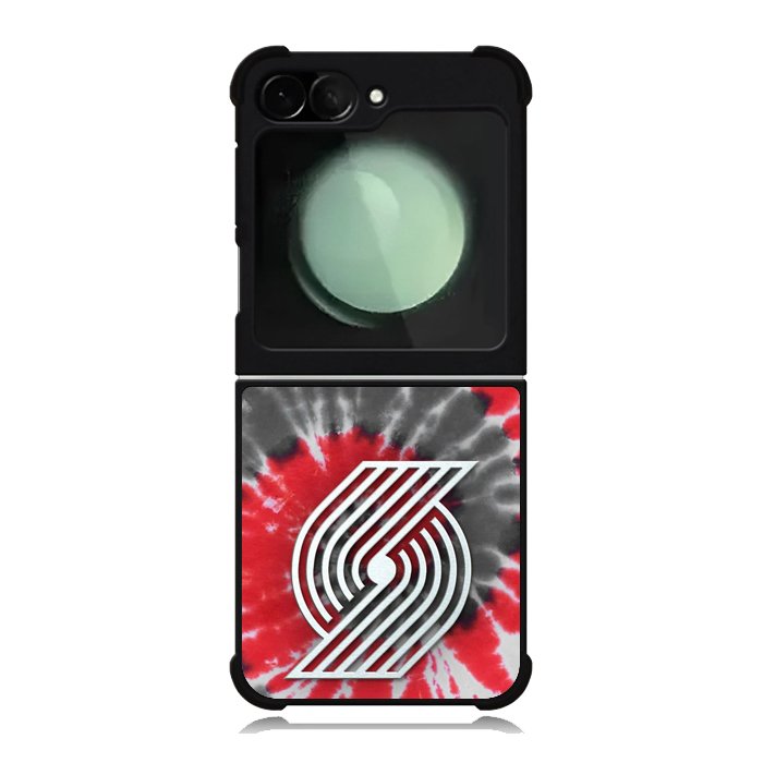 Portland Trailblazers Tie Dye Style Logo Samsung Galaxy Z Flip 6 5G 2024 Case OV10397