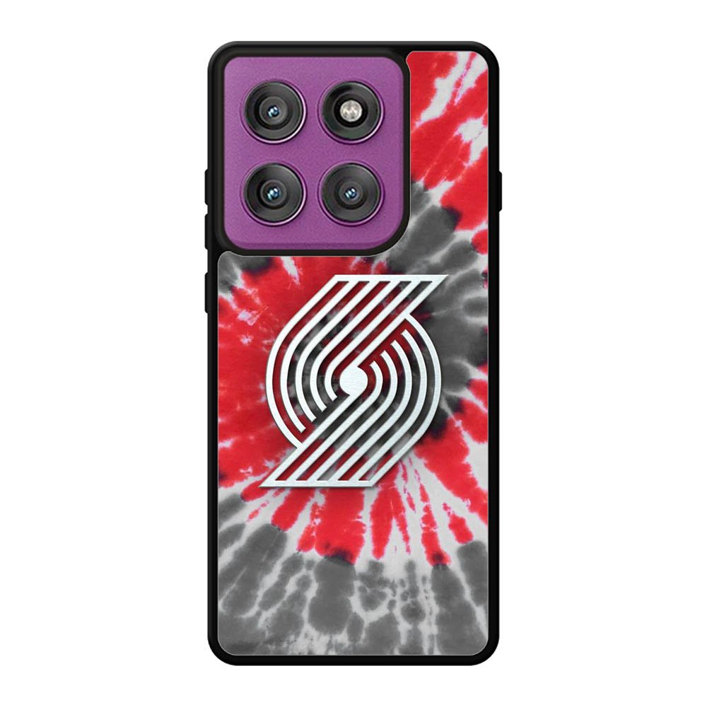 Portland Trailblazers Tie Dye Style Logo Motorola Moto Edge 60 Pro Case QC10397