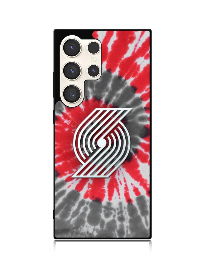 Portland Trailblazers Tie Dye Style Logo Samsung Galaxy S25 Ultra 5G Case QC10397