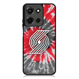 Portland Trailblazers Tie Dye Style Logo Motorola Moto G 5G 2025 Case OV10397