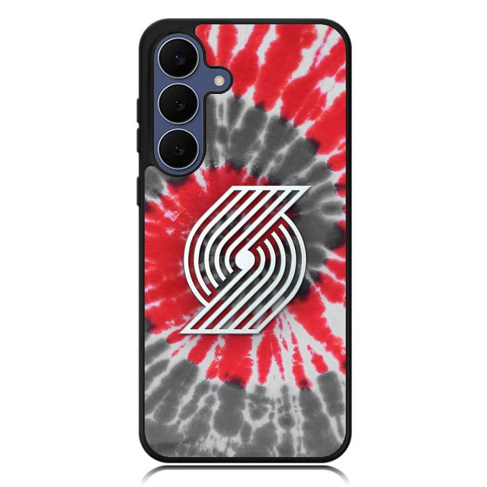 Portland Trailblazers Tie Dye Style Logo Samsung Galaxy S25 FE Case OV10397