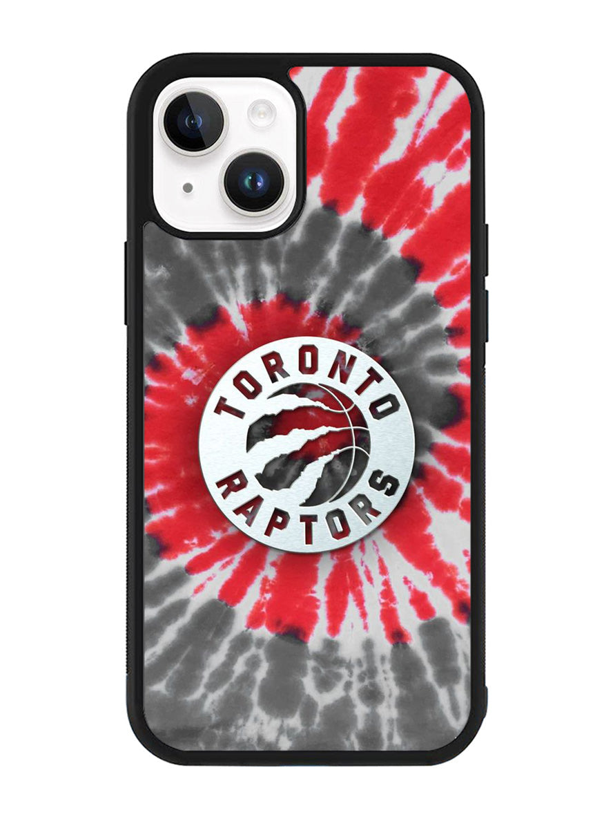Toronto Raptors Tie Dye Style Logo iPhone 14 Case QC10459