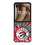 Toronto Raptors Tie Dye Style Logo Motorola Moto RAZR Plus 2025 Case OV10459