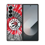 Toronto Raptors Tie Dye Style Logo Samsung Galaxy Z Fold 7 5G Case OV10459