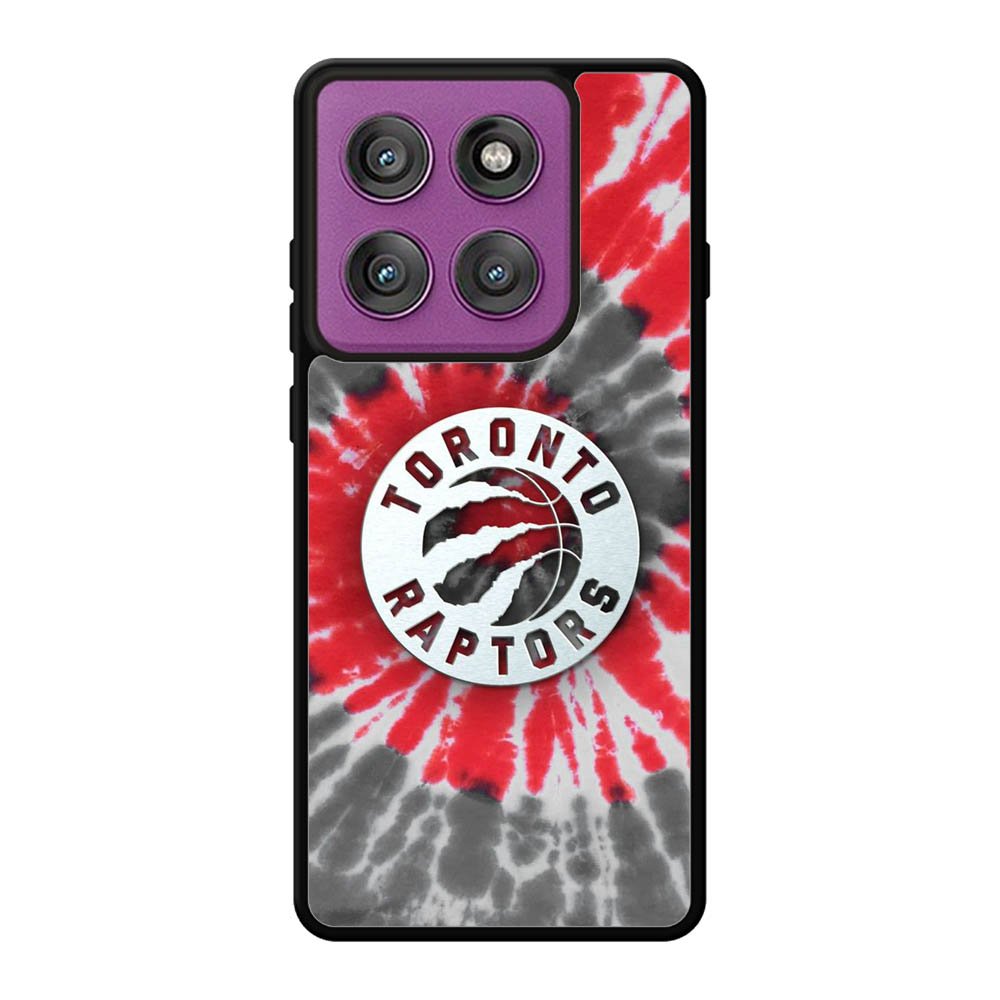 Toronto Raptors Tie Dye Style Logo Motorola Moto Edge 60 Pro Case OV10459