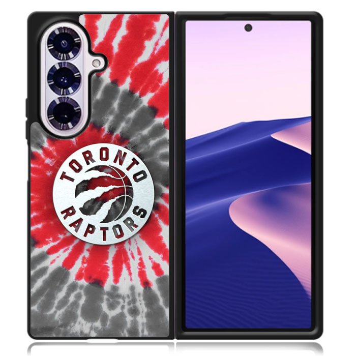 Toronto Raptors Tie Dye Style Logo Samsung Galaxy Z Fold 7 Case OV10459