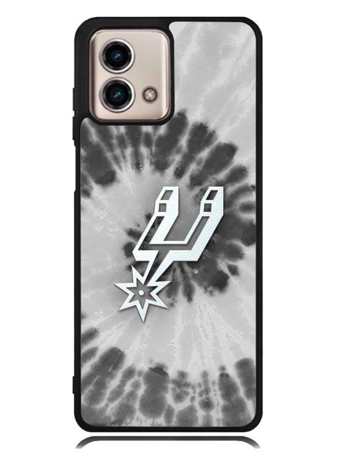 San Antonio Spurs Tie Dye Style Logo Motorola Moto G Stylus 5G 2023 Case OV10416
